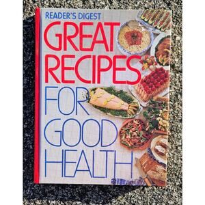 Vintage 1990 CookBook Great Recipes Good Health Reader's Digest Book Hardcover